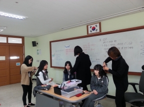 율하고등학교 축제지원 봉사활동